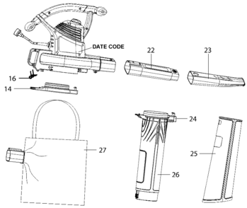 Part Location Diagram of 5140125-95 DeWALT SHOULDER BAG